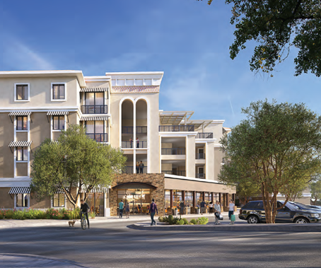 VISUAL OF THE FOUR PEAKS APARTMENT COMPLEX