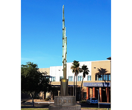 Rendering of the Statue of Light sculpture