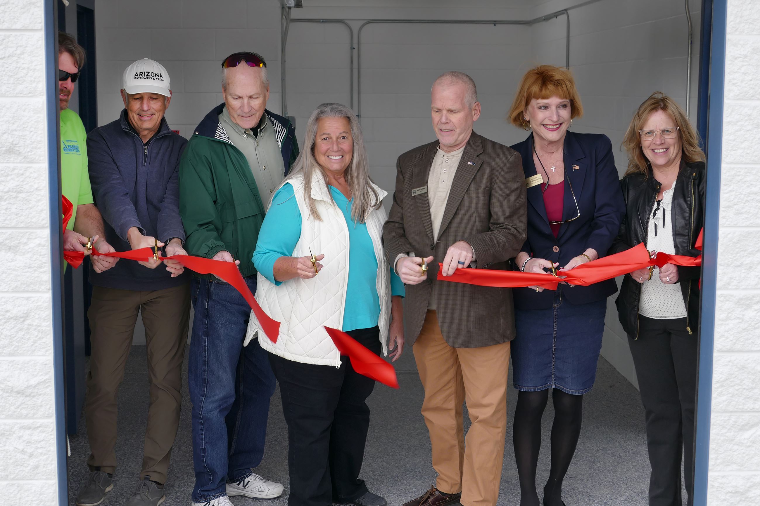 Ribbon Cutting - Restroom