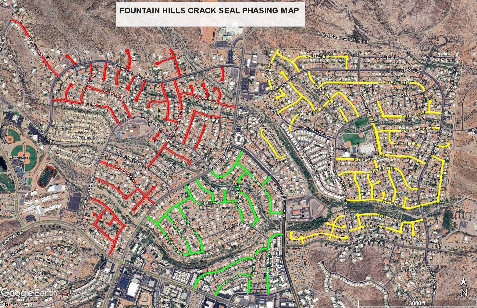 Fountain Hills Phasing Map