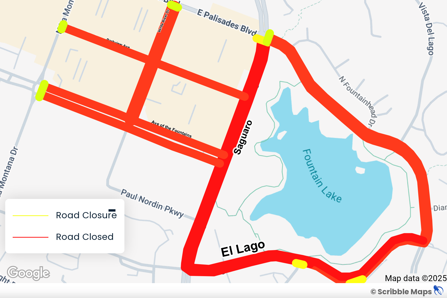 Turkey Trot Road Closures