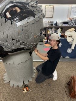 Student working on Nessie